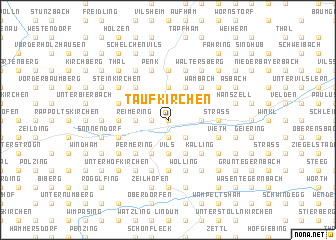 map of Taufkirchen