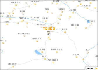 map of Tauga