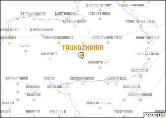 map of Tauk-Dzhamin