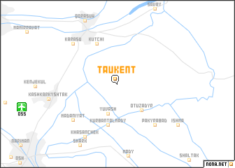 map of Taukent