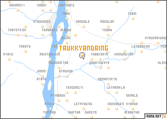 map of Taukkyandaing