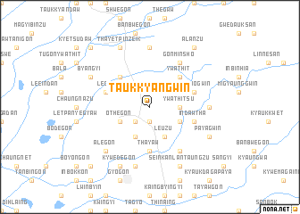 map of Taukkyangwin