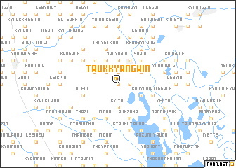 map of Taukkyangwin