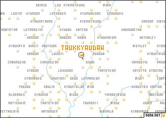 map of Taukkyaudaw