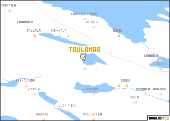 map of Taulamaa