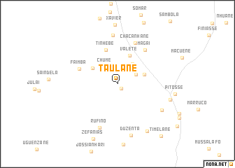 map of Taulane