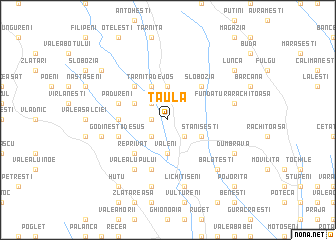 map of Taula