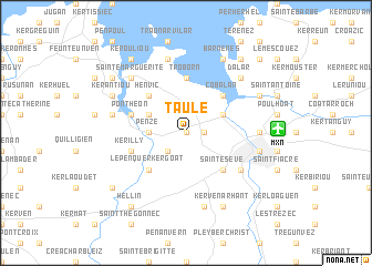 map of Taulé