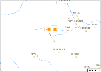 map of Taundo