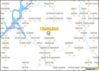 map of Taungauk