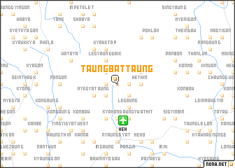 map of Taungbat Taung