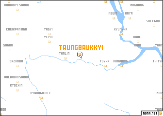 map of Taungbaukkyi
