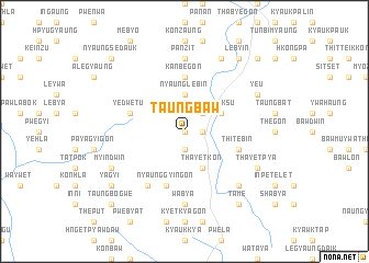 map of Taungbaw
