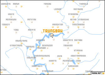 map of Taungbaw