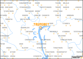 map of Taungbet