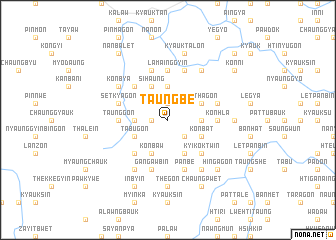 map of Taungbe