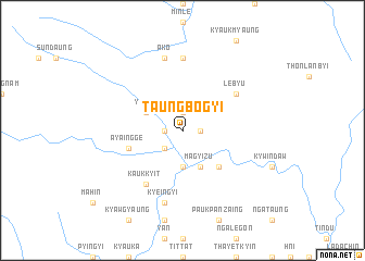 map of Taungbogyi