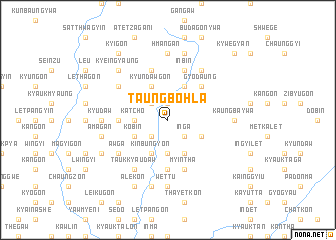 map of Taungbohla