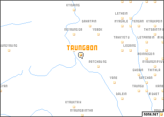 map of Taungbon