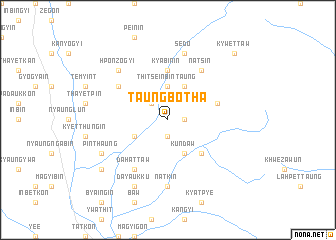 map of Taungbotha