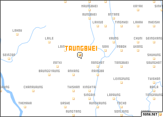 map of Taung Bwei