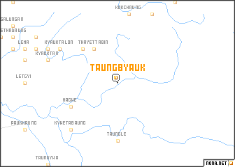 map of Taungbyauk