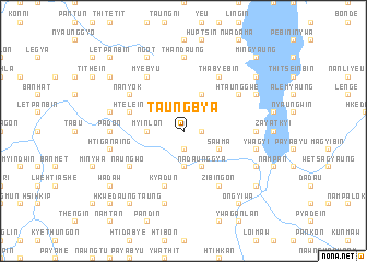 map of Taungbya