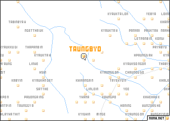 map of Taungbyo