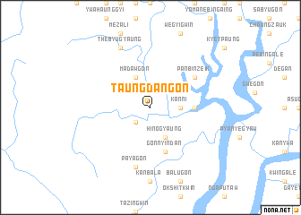 map of Taungdangôn