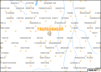 map of Taungdawgon