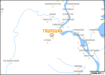 map of Taungdaw