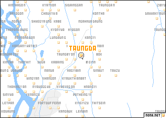 map of Taungda