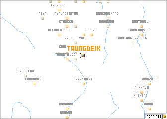 map of Taungdeik