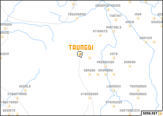 map of Taungdi