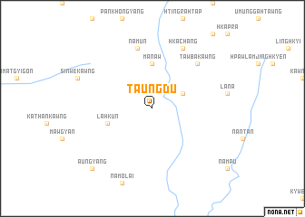 map of Taungdu