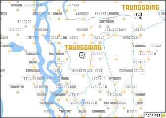 map of Taunggaing