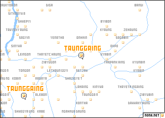 map of Taunggaing