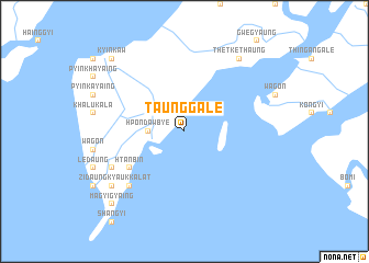 map of Taunggale