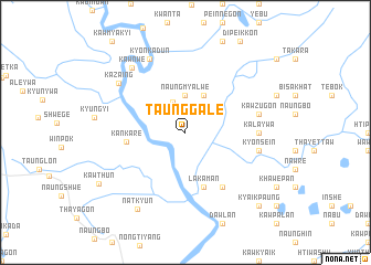 map of Taunggale