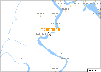 map of Taunggon