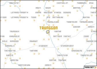 map of Taunggon