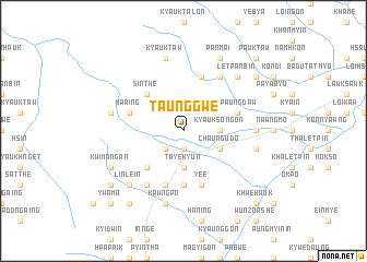 map of Taunggwe