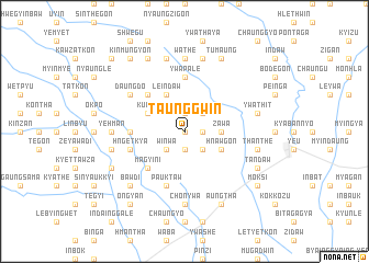 map of Taunggwin