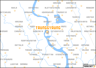 map of Taunggyaung