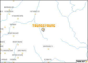 map of Taunggyaung