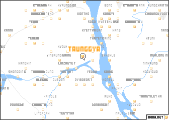 map of Taunggya