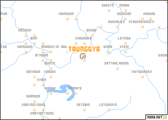 map of Taunggya