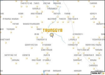 map of Taunggya