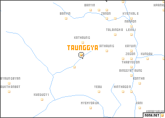 map of Taunggya