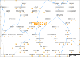 map of Taunggya